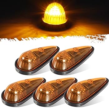 はまみ Amazon.com: Partsam Amber Teardrop Cab Light 9LED Cab Marker